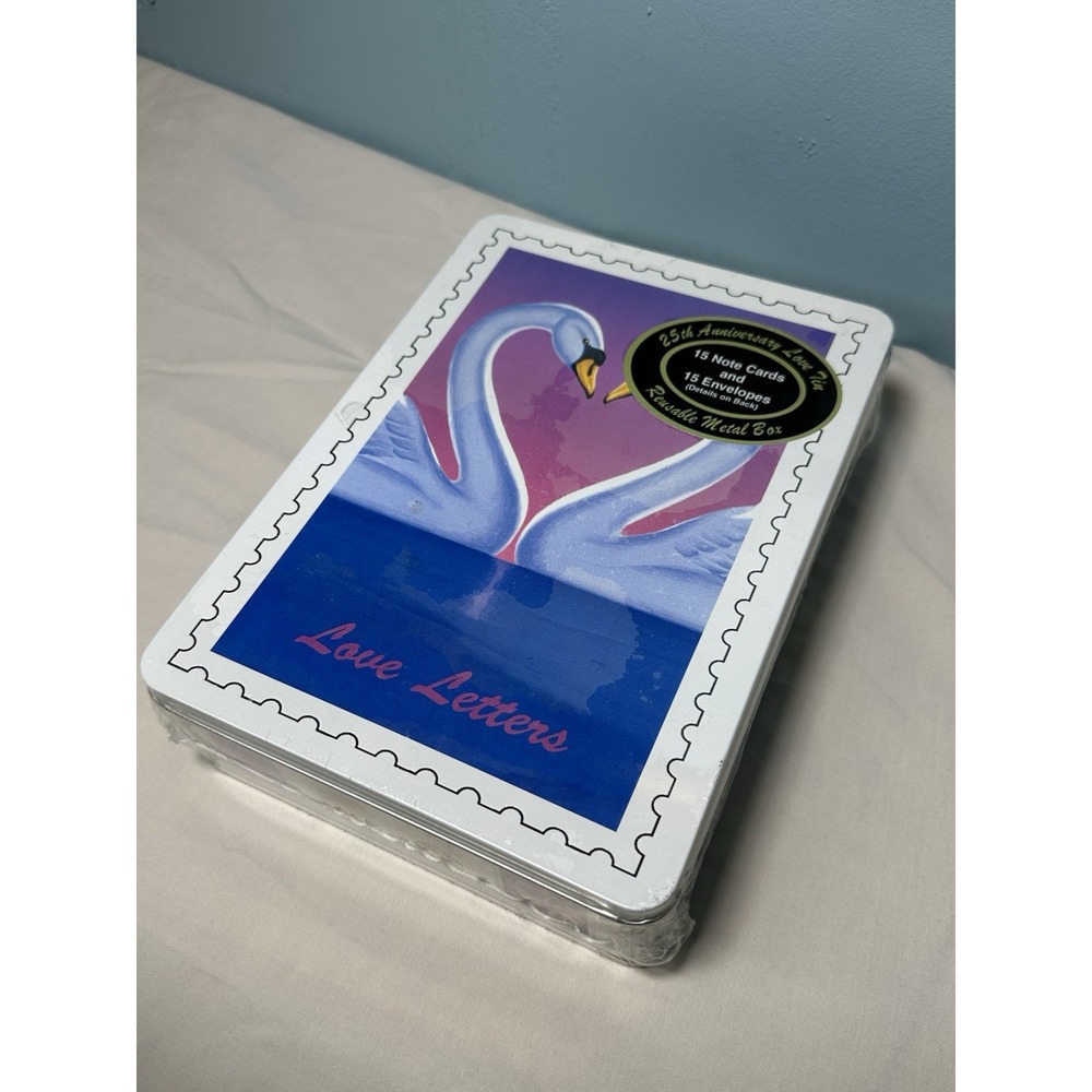 USPS Vintage 1997 Love Swans 32 Cent Stamp Stationary Envelopes New Sealed Set - Picture 5 of 6